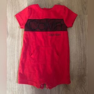 🦘 Calvin Klein | Red Bodysuit